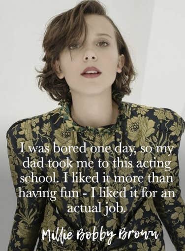 24 Best Millie Bobby Brown Quotes About 'Stranger Things', Pixie Cuts